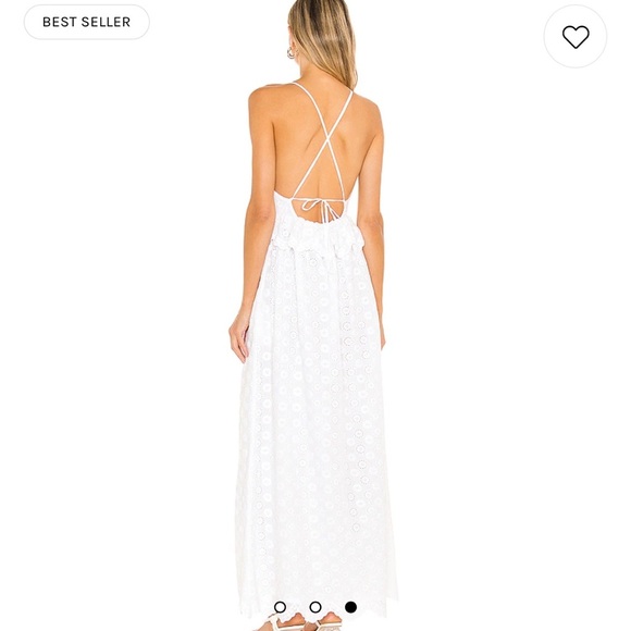 NEW Tularosa Brier Embroidered Dress in White - Picture 3 of 9